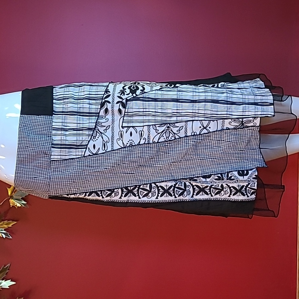 Patchwork Tulle Designer Skirt Size 4